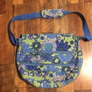Vera Bradley Messenger Bag in Doodle Daisy